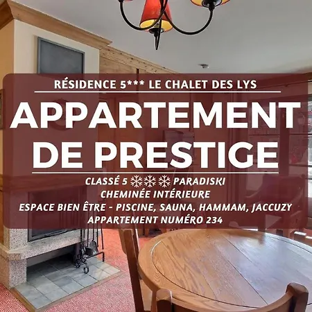Arc 1950 - De Prestige - Cheminee Interieur Apartment Les Arcs (Savoie)